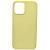 Чехол - накладка совместим с iPhone 12 Pro Max (6.7") "Soft Touch" светло-желтый /без лого/