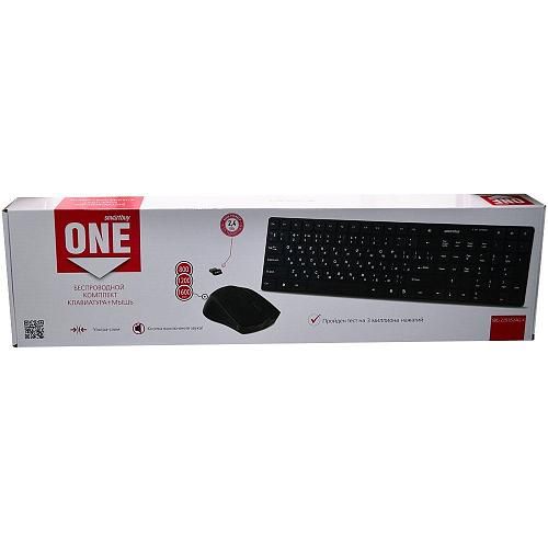 Набор беспроводной SMARTBUY One 229352AG (клавиатура + мышь) черный