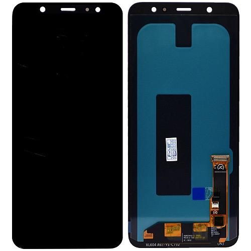 Дисплей совместим с Samsung SM-A605F/Galaxy A6+ (2018) + тачскрин черный OLED
