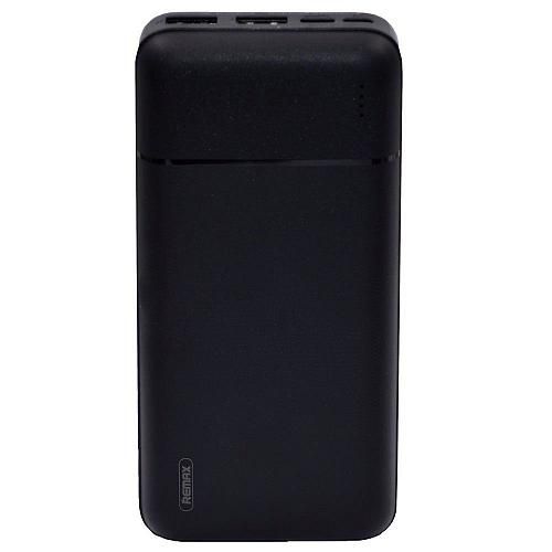 Аккумулятор внешний 20000mA REMAX Lango RPP-166 (2 USB выхода 2,0A) черный