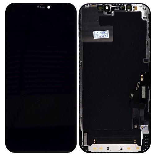 Дисплей совместим с iPhone 12/12 Pro + тачскрин + рамка черный orig Used
