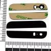Стекло задней крышки iPhone 5S (2шт.) черный