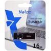 Флеш Netac 2 U505 16GB черн-серебр