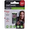Аккум GoPower AAA HR03 1100mah 2шт