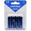 Батар АА LR6 SmartBuy Maxx бл 4 шт