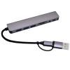 USB-HUB 8в1 сереб-