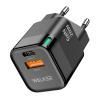 СЗУ  USB(1), USB-C(1), 3A, 20W, QC3.0, PD, GaN  WALKER WH-42 черный