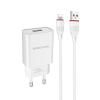 СЗУ 8pin lightning 2,1A (провод разъемный) BOROFONE BA20A белый