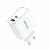 СЗУ  USB(1), USB-C(1), 3A, 65W, QC3.0 PD  REMAX RP-U125 бел.