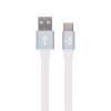 Кабель USB - TYPE-C YOLKKI Trend 01 белый (1м)