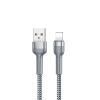Кабель USB - Lightning 8-pin REMAX Jany RC-124i серебро (1м)