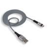 Кабель USB - Micro USB  3.1A, магнитный, 1m  WALKER C775 серый