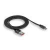 Кабель USB - Apple 8pin lightning WALKER C755 черный (1м)