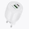 СЗУ  USB(1), USB-C(1), 3A, 30W, QC3.0 PD  BOROFONE BA94A бел.