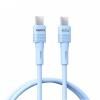 Кабель USB TYPE-C - TYPE-C REMAX Leya RC-C091c голубой PD65W (1м)