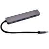 USB-HUB 7в1 сереб-