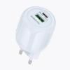 СЗУ  USB(1), USB-C(1), 3A, 30W, QC3.0 PD  BOROFONE BA94A голуб.