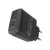 СЗУ USB 2,4A DOTFES C07 (2USB с поддержкой Auto Max) черный