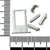 Комплект кнопок iPhone 6 Plus (ON-OFF/ VOLUME/ MUTE/держатель сим) серебро