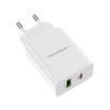 СЗУ USB-C 3,0A BOROFONE BA56A 20W (USB, TYPE-C, Quick Charge 3.0, Power Delivery) белый
