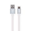 Кабель USB - Lightning 8-pin YOLKKI Trend 01 белый (1м)