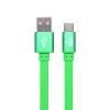Кабель USB - micro USB YOLKKI Trend 01 зеленый (1м)