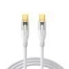 Кабель USB-C - USB-C  3.25А, PD 60W, 1m  REMAX Gen2 RC-C170c бел.