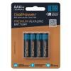 Батарейка AAA LR03 алкалиновая GoPower ULTRA (блистер 4шт)