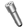 АЗУ USB 2,4A WALKER WCR-22 (2USB) серебро