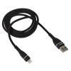 Кабель USB - Lightning 8-pin WALKER C580 черный (1м)