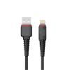Кабель USB - Apple 8pin lightning YOLKKI Pro 04 черный (1м)
