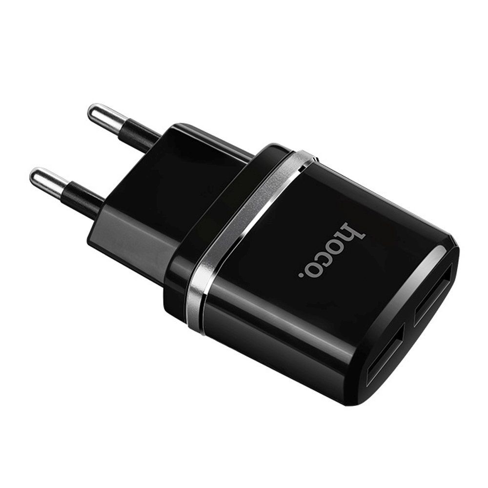 Зарядка hoco. СЗУ Hoco c12. СЗУ 2 USB Hoco c12 2.4а черный. Сетевая зарядка Hoco c12 Smart. CЗУ Hoco c12 Smart Dual USB Charger (eu) (Black).