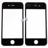Стекло iPhone 4S черный (олеофобное покрытие)