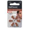 Батарейка ZA312 для слуховых аппаратов GoPower