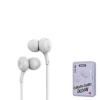 Наушники для MP3/MP4 плееров (jack 3,5mm) REMAX RM-510 (белый) с микрофоном и кнопкой ответа