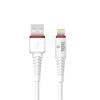 Кабель USB - Apple 8pin lightning YOLKKI Pro 04 белый (1м)