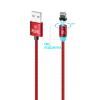 Кабель USB - Apple 8pin lightning YOLKKI Magnetic 01 красный (1м)