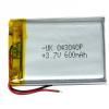 Аккумулятор универсальный 29х42х4 600mah (043040p)