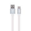 Кабель USB - micro USB YOLKKI Trend 01 белый (1м)