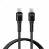 Кабель USB TYPE-C - TYPE-C REMAX Leya RC-C091c черный PD65W (1м)