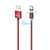 Кабель USB - TYPE-C YOLKKI Magnetic 01 красный (1м)