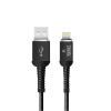 Кабель USB - Apple 8pin lightning YOLKKI Pro 02 черный  (1м)