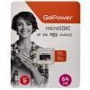 64GB GoPower MicroSDHC V 30 class 10 б-а