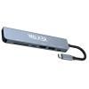 USB-HUB WALKER WHUB-71 7 в 1 PD100W серый