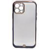 Чехол - накладка совместим с iPhone 12 (6.1) Swank силикон синий