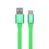 Кабель USB - TYPE-C YOLKKI Trend 01 зеленый (1м) 