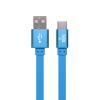 Кабель USB - TYPE-C YOLKKI Trend 01 голубой (1м)