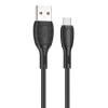 Кабель USB - Micro USB  2.4A, 1m  BOROFONE BX86 чер.
