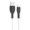 Кабель USB - Lightning  2.4A, 1m  BOROFONE BX86 бел.