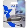 Флеш Netac 8GB U352 серебр